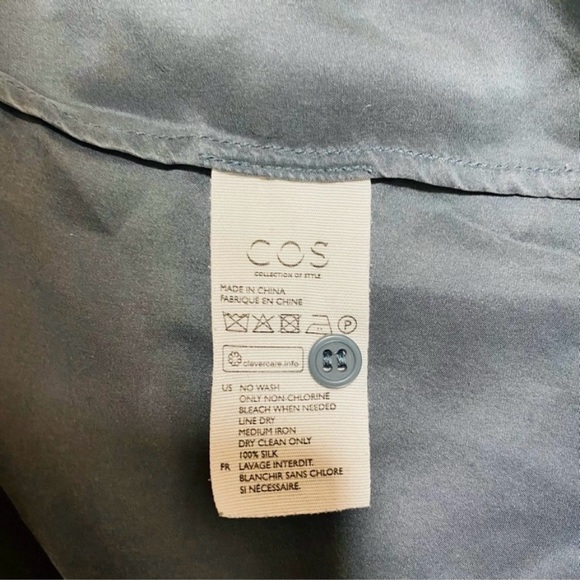 COS SILK BLOUSE - Picture 5 of 5